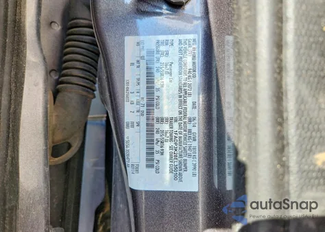 2014 Ford Focus Se from USA, damaged, VIN 1FADP3K28EL350100